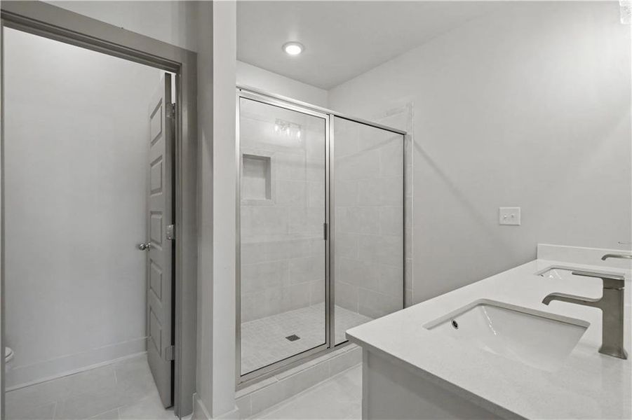 Furnished interior view inside a new home in , Norcross (Image 8).