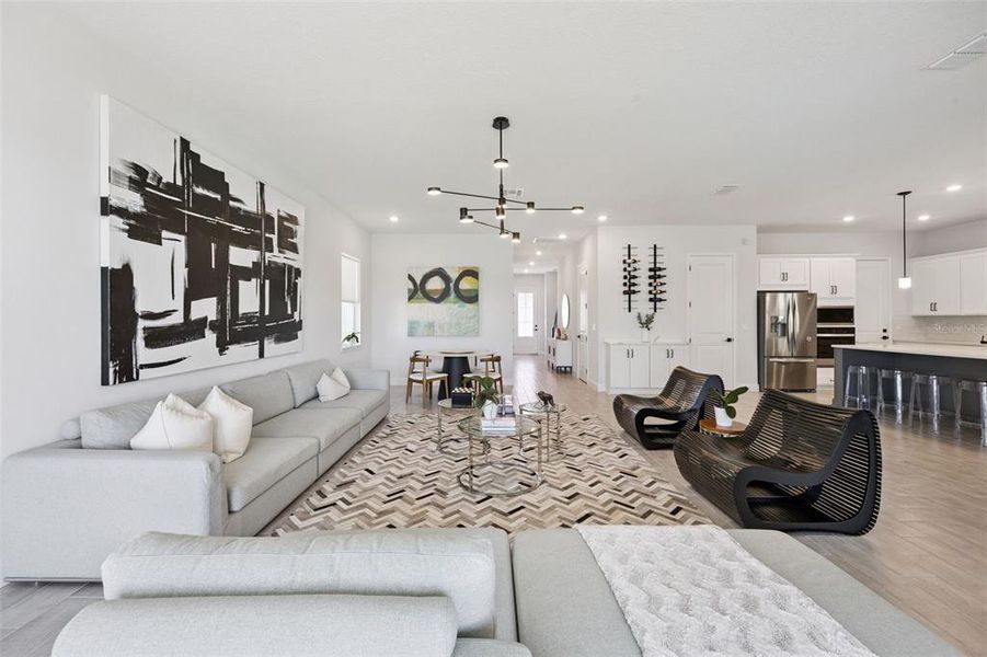 Furnished interior view inside a new home in , Orlando (Image 45). Furnished interior view inside a new home in , Orlando (Image 45).