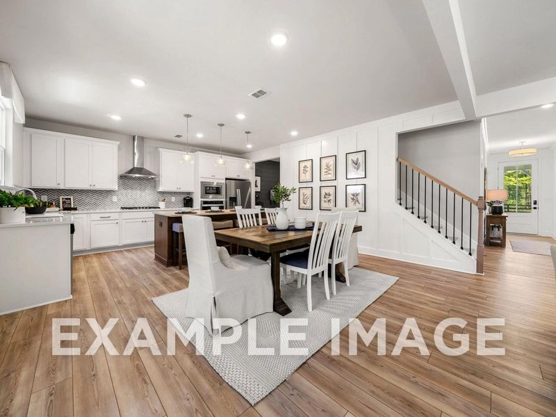 Representative furnished interior of a home built from the The Hickory B by Davidson Homes LLC in Melody Lakeside Estates, Buford (Image 18).