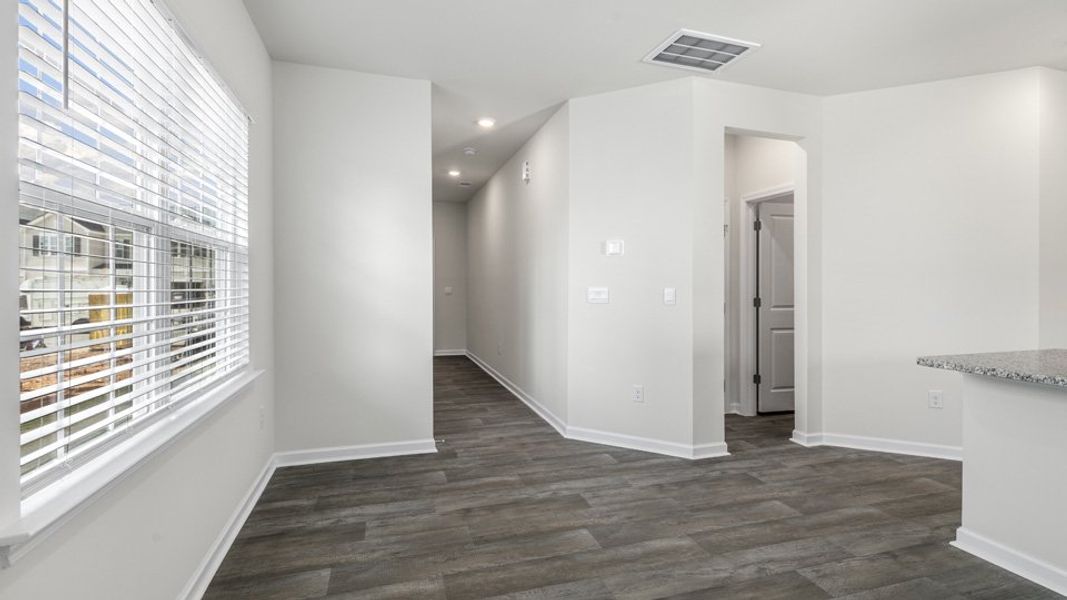 Spacious, unfurnished interior of a new home in The Townes at Ridgewood Farms, Winterville (Image 10).
