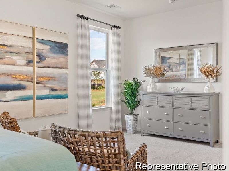 Furnished interior view inside a new home in Homecoming, Ravenel (Image 14). Furnished interior view inside a new home in Homecoming, Ravenel (Image 14).