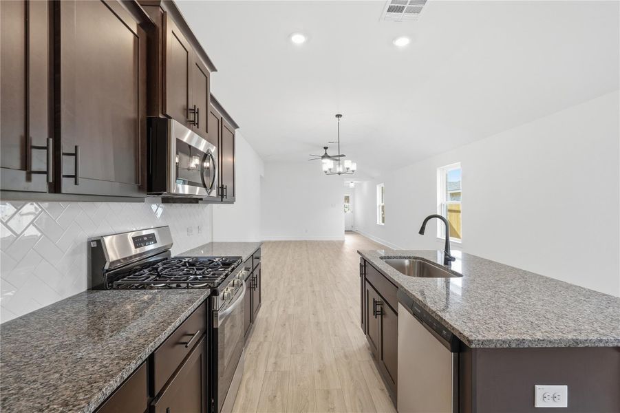 Furnished interior view inside a new home in Grand Oaks Reserve, Cleveland (Image 5).