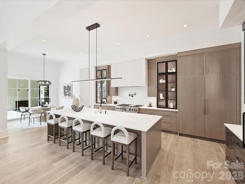 Furnished interior view inside a new home in , Charlotte (Image 12).