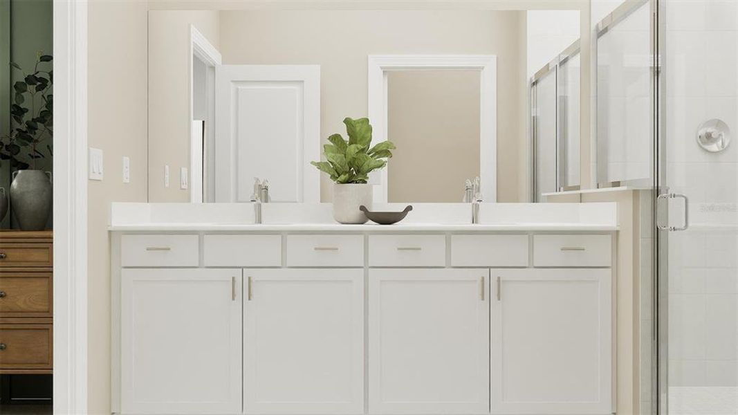 Furnished interior view inside a new home in Island Lakes at Coco Bay, Englewood (Image 15). Furnished interior view inside a new home in Island Lakes at Coco Bay, Englewood (Image 15).