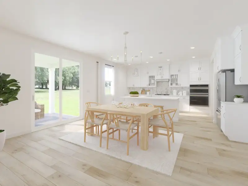 Furnished interior view inside a new home in Station Hill - Estate Series, Franklin (Image 4).