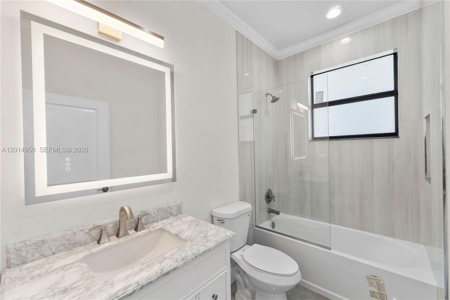 Modern bathroom with updated fixtures