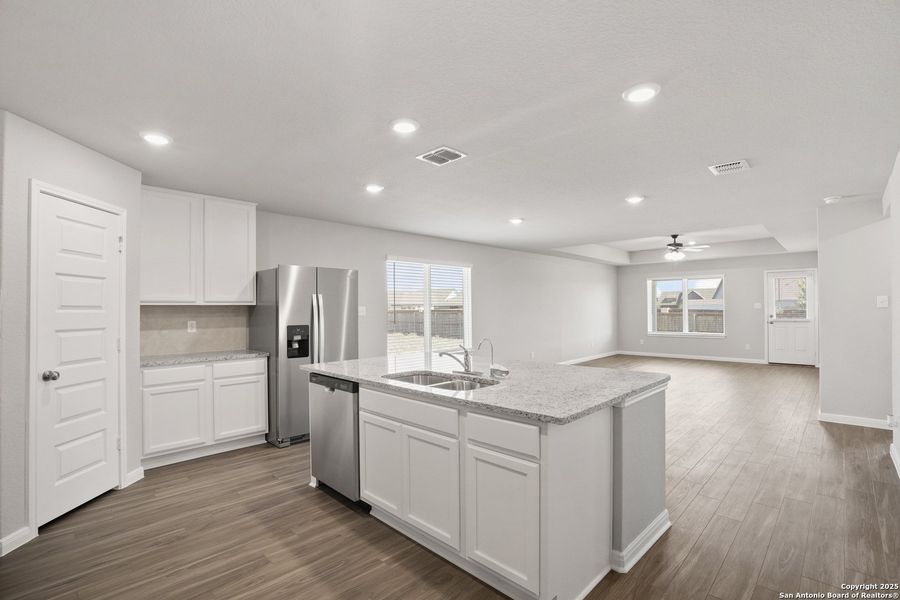 Furnished interior view inside a new home in Swenson Heights, Seguin (Image 6).