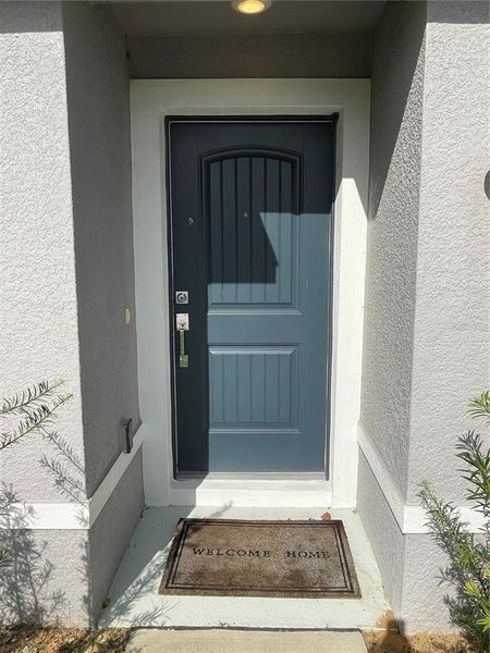 Exterior details and patio area of a home in , Palm Coast (Image 3). Exterior details and patio area of a home in , Palm Coast (Image 3).