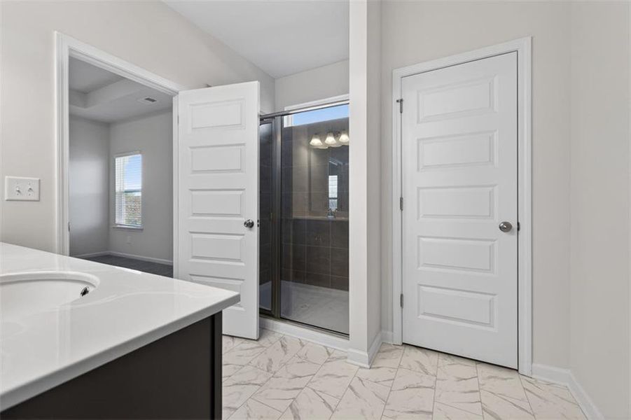 Furnished interior view inside a new home in Franklin Manor, Lawrenceville (Image 29). Furnished interior view inside a new home in Franklin Manor, Lawrenceville (Image 29).