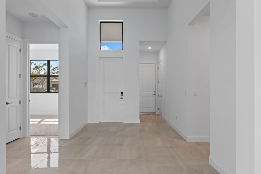 Furnished interior view inside a new home in Cresswind Palm Beach at Westlake, Westlake (Image 23).