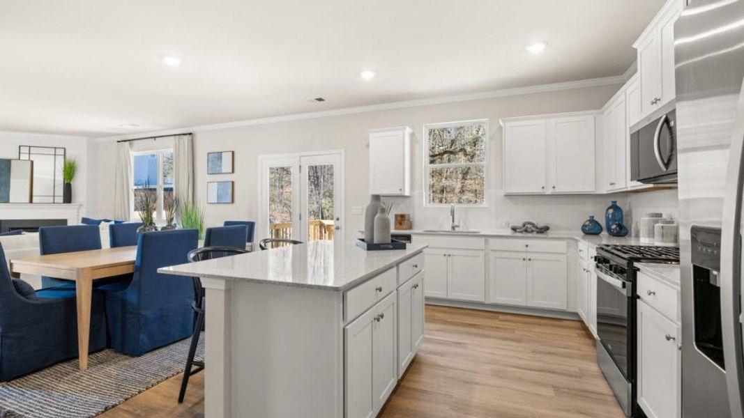 Furnished interior view inside a new home in Liberty Crossing, Braselton (Image 6).