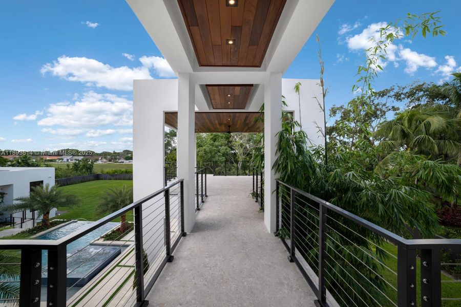 Exterior details and patio area of a home in , Miami (Image 2).