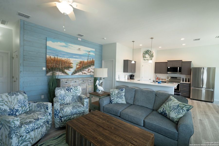 Furnished interior view inside a new home in , Rockport (Image 6).