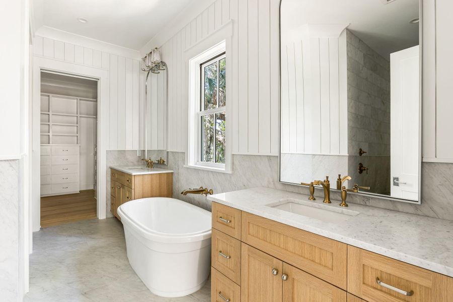 Furnished interior view inside a new home in , Johns Island (Image 8).