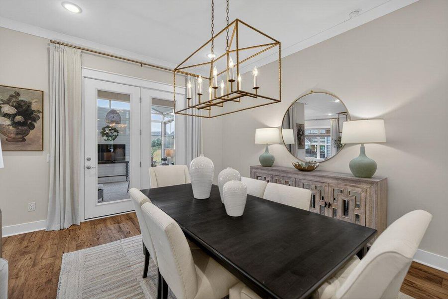 Furnished interior view inside a new home in K. Hovnanian's® Four Seasons at Lakes of Cane Bay, Summerville (Image 13).