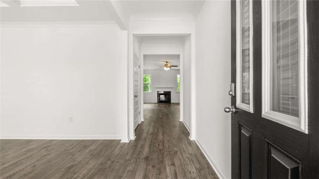 Spacious, unfurnished interior of a new home in Water Oak Estates, Lawrenceville (Image 27). Spacious, unfurnished interior of a new home in Water Oak Estates, Lawrenceville (Image 27).