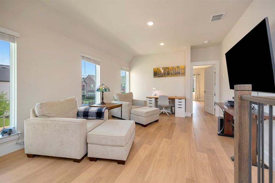 Furnished interior view inside a new home in , Arlington (Image 9). Furnished interior view inside a new home in , Arlington (Image 9).