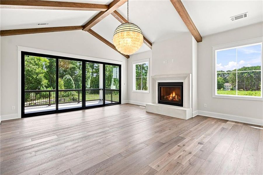 Spacious, unfurnished interior of a new home in , Milton (Image 27).