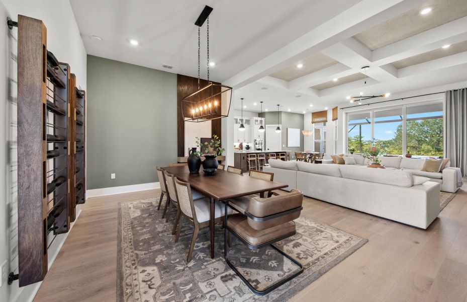 Representative furnished interior of a home built from the Layton Grande by DiVosta in BeachWalk by Manasota Key, Englewood (Image 7).