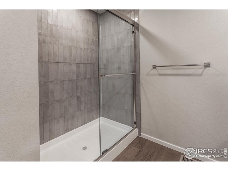 Tiled Shower in Primary Bathroom