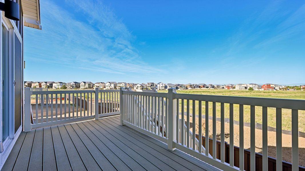 Exterior details and patio area of a home in Green Valley Ranch, Aurora (Image 20).