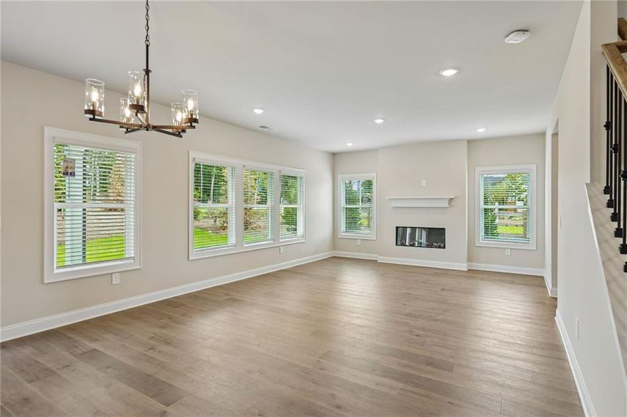 Spacious, unfurnished interior of a new home in Vines at Mill Creek - Estate Series, Braselton (Image 27). Spacious, unfurnished interior of a new home in Vines at Mill Creek - Estate Series, Braselton (Image 27).