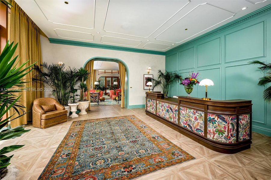Furnished interior view inside a new home in , Miami (Image 4).