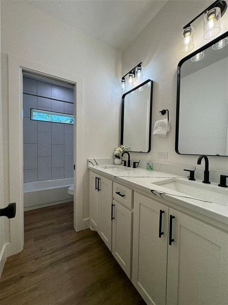 Hall Bathroom between 2nd and 3rd bedrooms Hall Bathroom between 2nd and 3rd bedrooms