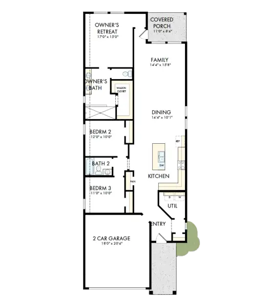 2D floor plan layout of this home in Mayfair - Select Garden Series, New Braunfels, TX (Image 2). 2D floor plan layout of this home in Mayfair - Select Garden Series, New Braunfels, TX (Image 2).