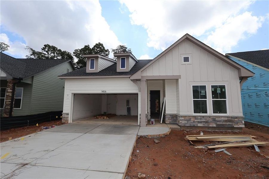 In-progress construction of a new home in , Gainesville, GA (Image 4). In-progress construction of a new home in , Gainesville, GA (Image 4).