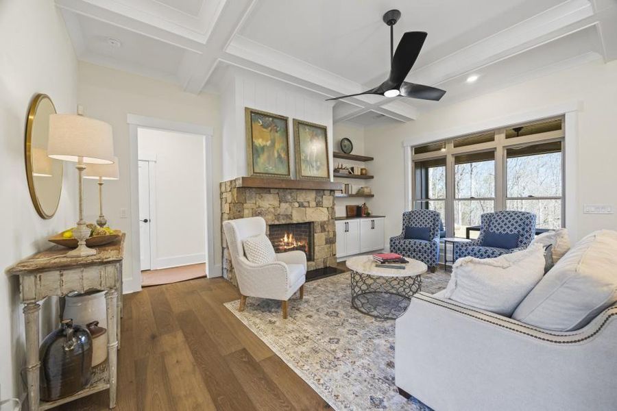 Furnished interior view inside a new home in , Toccoa (Image 10). Furnished interior view inside a new home in , Toccoa (Image 10).