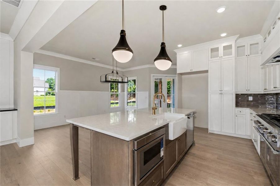 Furnished interior view inside a new home in , Milton (Image 13).
