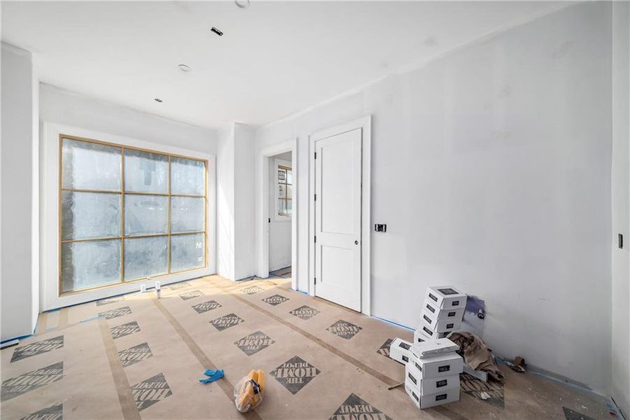 In-progress construction of a new home in , Milton, GA (Image 26).