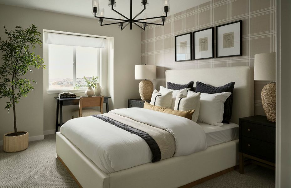 Furnished interior view inside a new home in Barefoot Village, Firestone (Image 7).