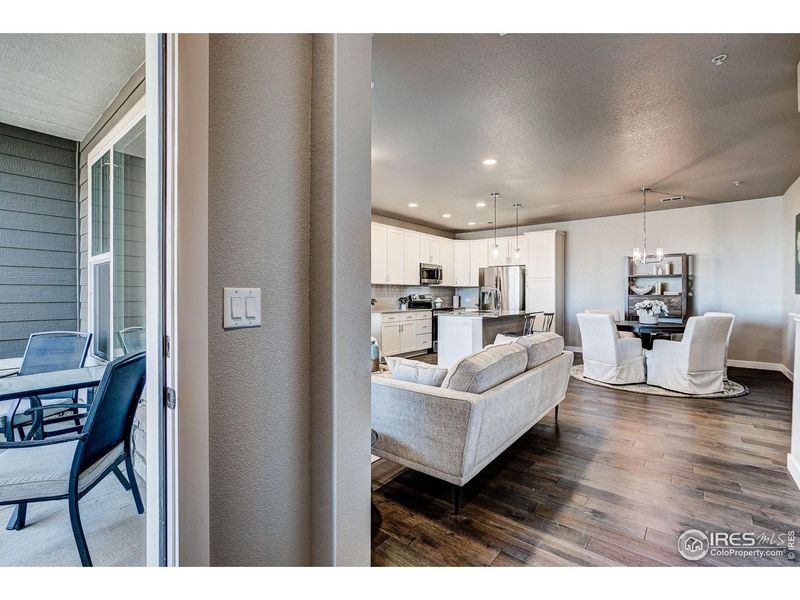 Furnished interior view inside a new home in The Lakes at Centerra - Discovery, Loveland (Image 20).