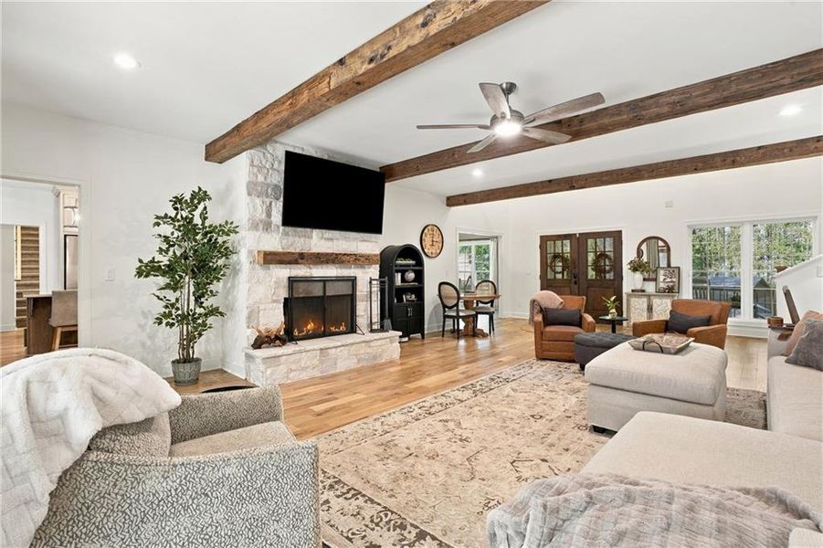 Furnished interior view inside a new home in , Auburn (Image 33).