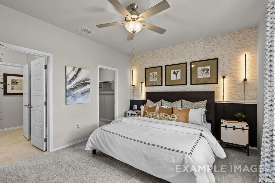 Furnished interior view inside a new home in Applewhite Meadows, San Antonio (Image 7).