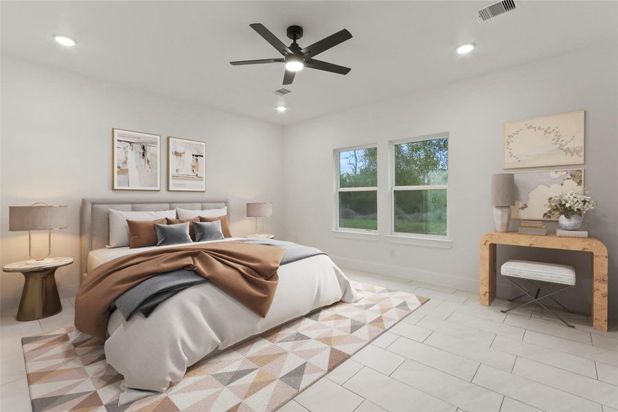 Furnished interior view inside a new home in , Prairie View (Image 12).