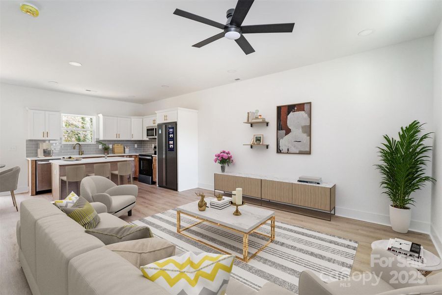 Furnished interior view inside a new home in , Hickory (Image 11). Furnished interior view inside a new home in , Hickory (Image 11).