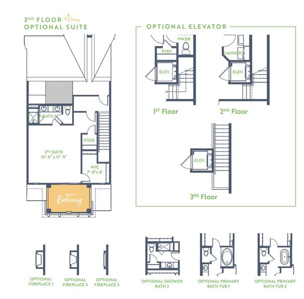 2D floor plan layout of this home in The Tribute, The Colony, TX (Image 4).