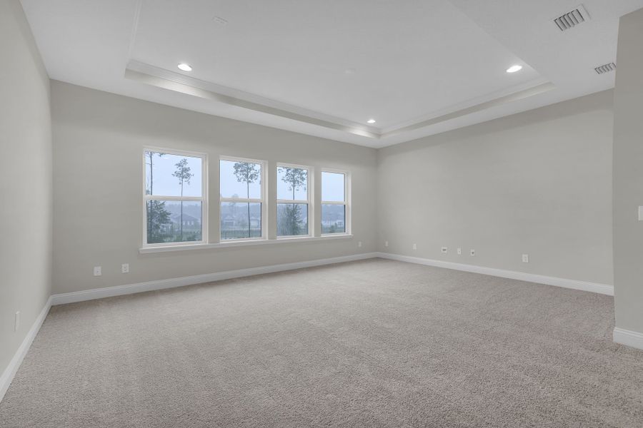 Representative unfurnished interior of a home built from the Avondale by Riverside Homes in Hidden Creek at SilverLeaf 80' Series, St. Augustine (Image 43).