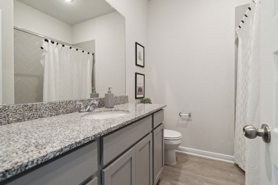 Harrison Floorplan - Secondary Bathroom