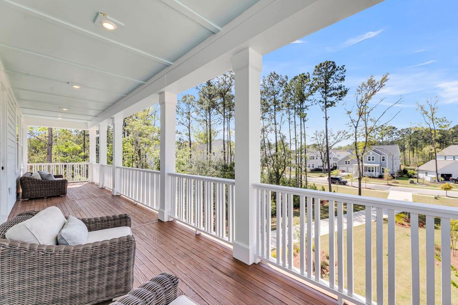 Exterior details and patio area of a home in Carolina Park: Riverside, Mount Pleasant (Image 29).