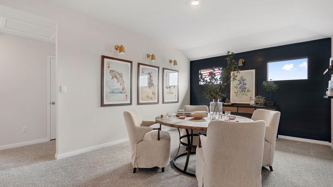 Furnished interior view inside a new home in Thunder Rock, Marble Falls (Image 38).