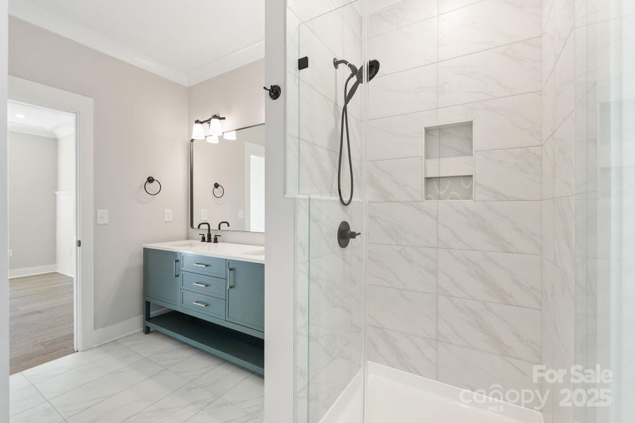 Furnished interior view inside a new home in , Lewisville (Image 9).