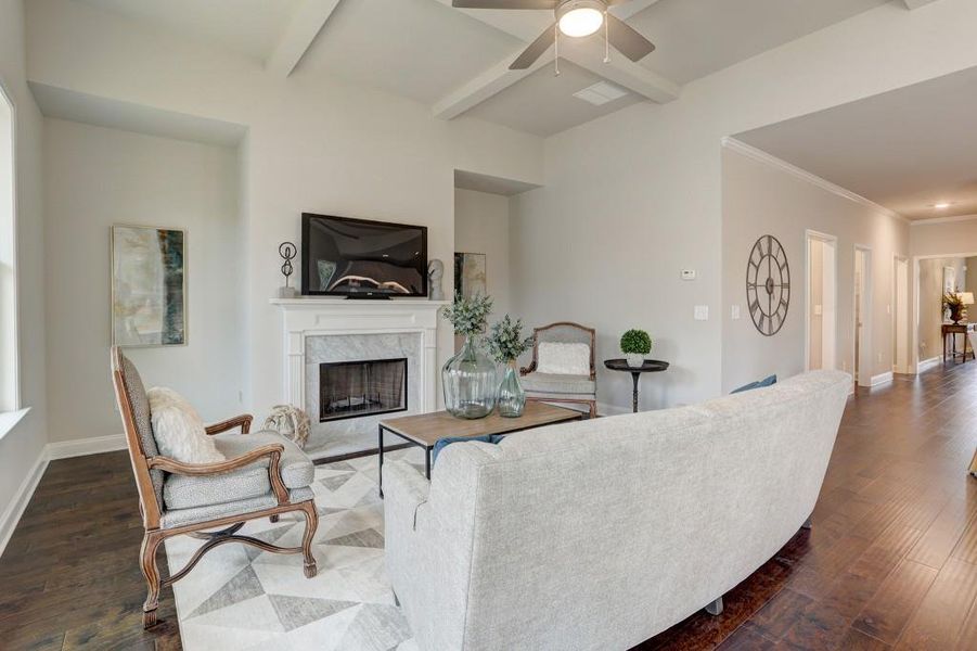 Furnished interior view inside a new home in Terraces at Paravel, Acworth (Image 30).
