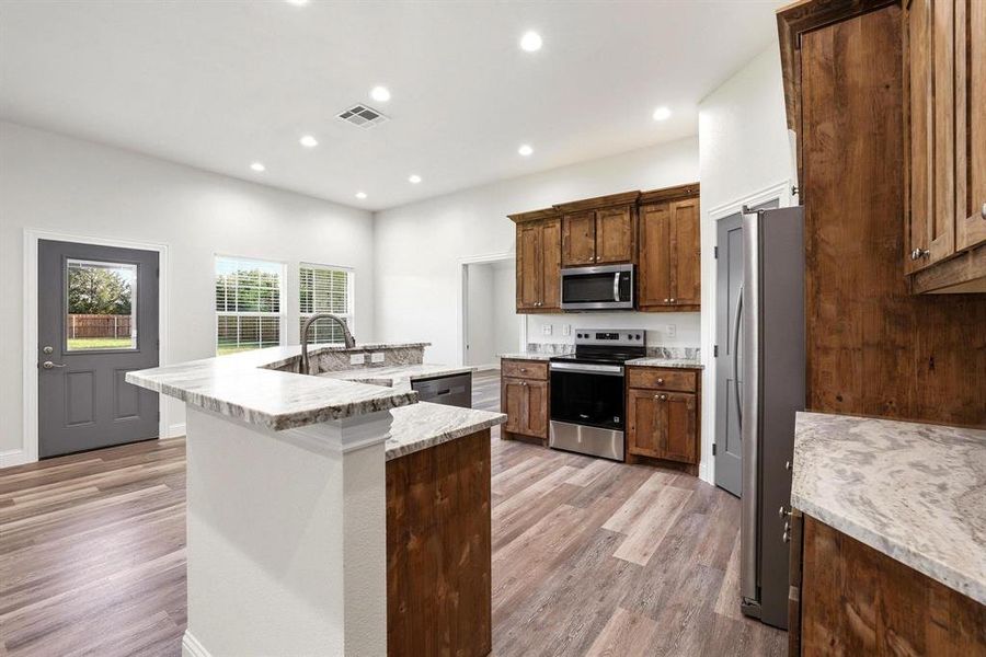 Furnished interior view inside a new home in , Ector (Image 5).