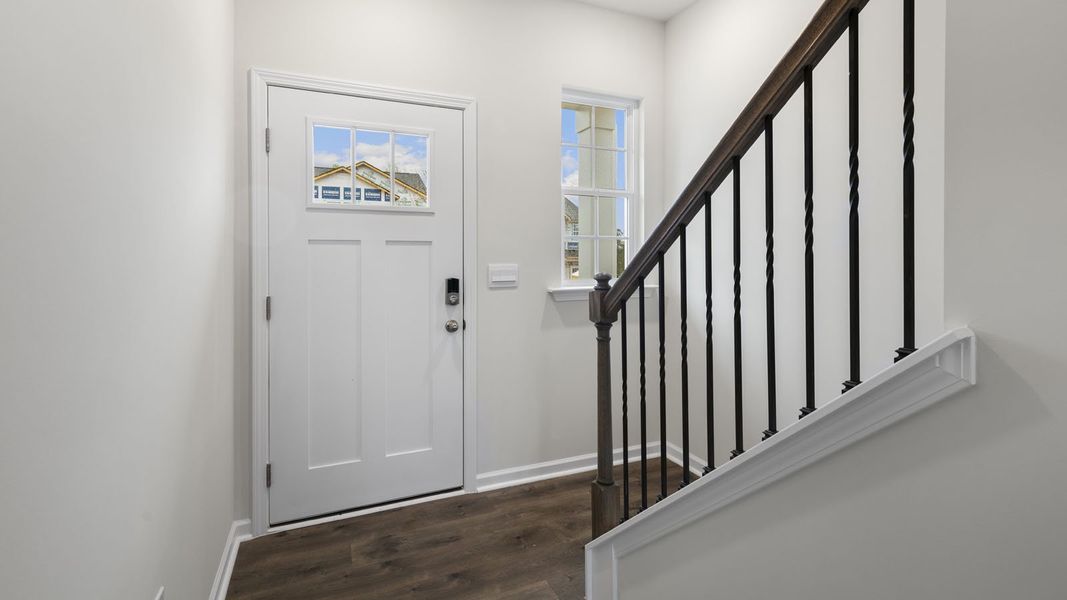 Spacious, unfurnished interior of a new home in The Grove at Matthews Landing, Fuquay Varina (Image 12).