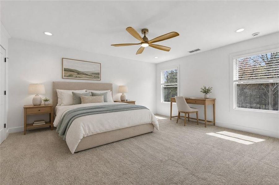 Furnished interior view inside a new home in , Rockmart (Image 30).