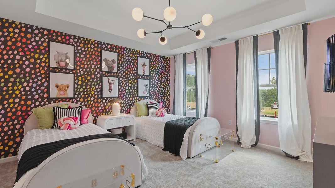 Furnished interior view inside a new home in Cambria at Traditions, Hampton (Image 21).